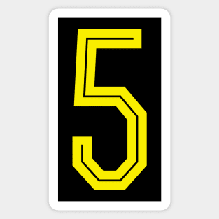 Yellow 5 Sticker